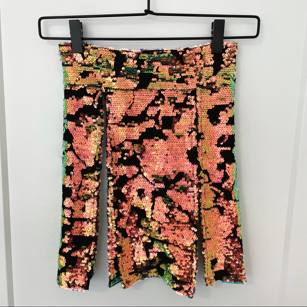 Sequin Wrap Skirt